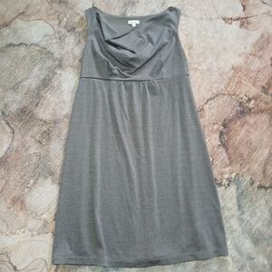Liz Lange Gray Maternity Dress